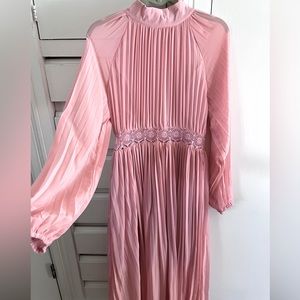 NWT Vintage style pale pink dress size S